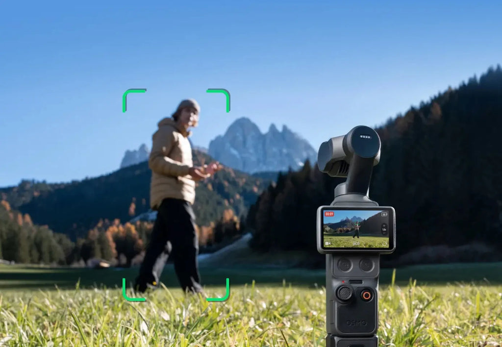 DJI Osmo Pocket 4 Camera 1" CMOS & 4K/240fps 2× Lossless Zoom 3-Axis Stabilization 107GB Built-In Storage & 800MB/s Transfer