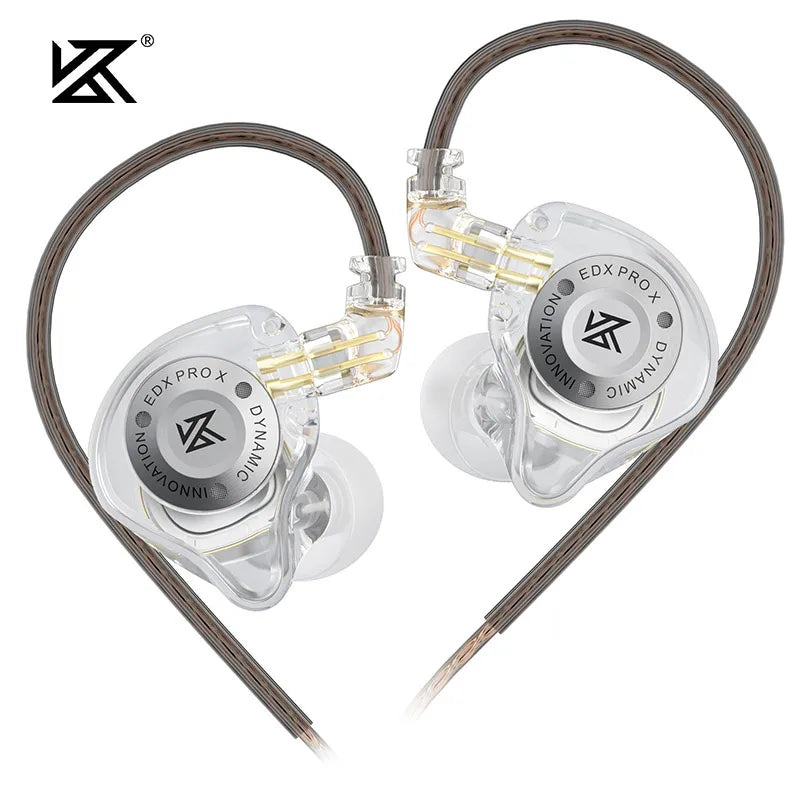 KZ EDX PRO X Wired Earphone Stereo Bass HIFI Music Sports Microphone Wired Earphone Earplug Detachable Cable ZSN PRO 2 X ZS10