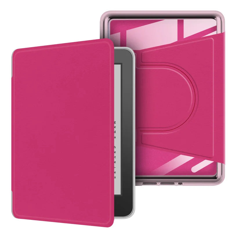 For Kindle 11th Generation Case 2024 RS23CV 360° Rotatable Magnetic Detachable Acrylic Case For Kindle 11th Gen C2V2L3 6" Funda