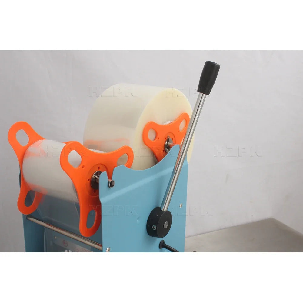 HZPK Manual Bubble Tea Plastic Paper Cups Sealer Sealing Machine for Bubble Tea Shop Equipment Cup Sealer