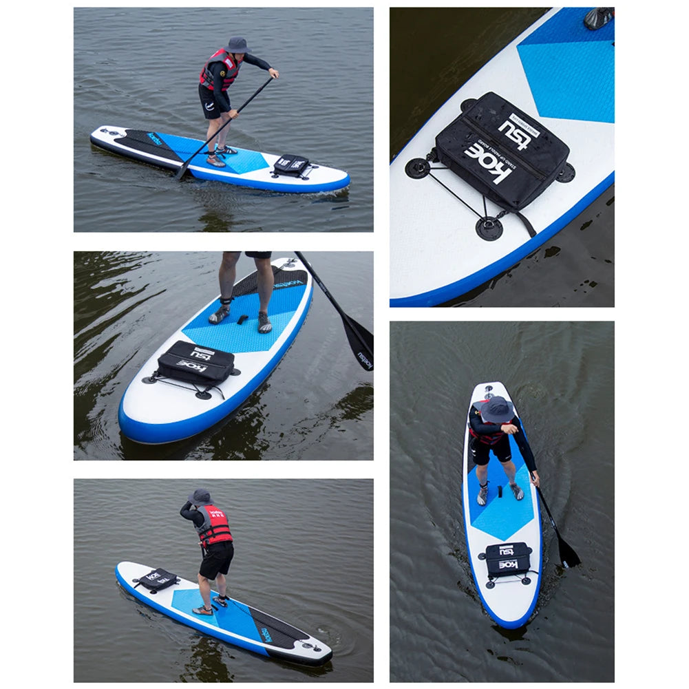 Portable Stand Up Paddle Board Storage Bag Surf Waterproof Deck Bag Sealed Zipper Food Storage Bag Paddleboard Kayak Accessories