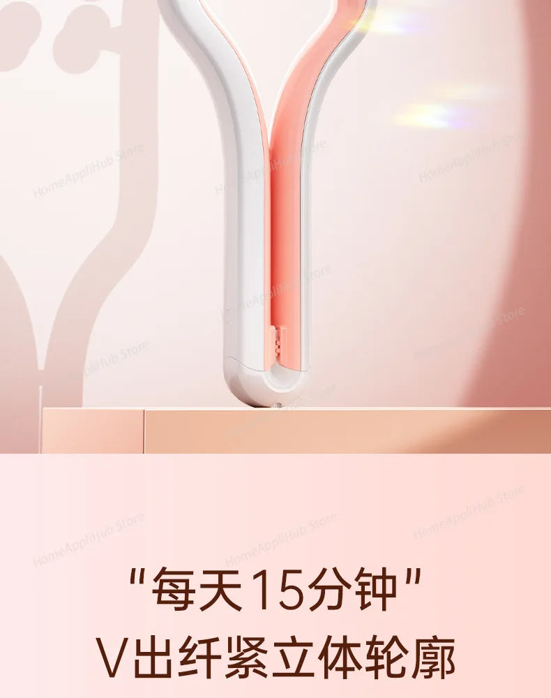 roller facial massager EMS micro current three-level intensity adjustment care rechargeable skin management device facial massa