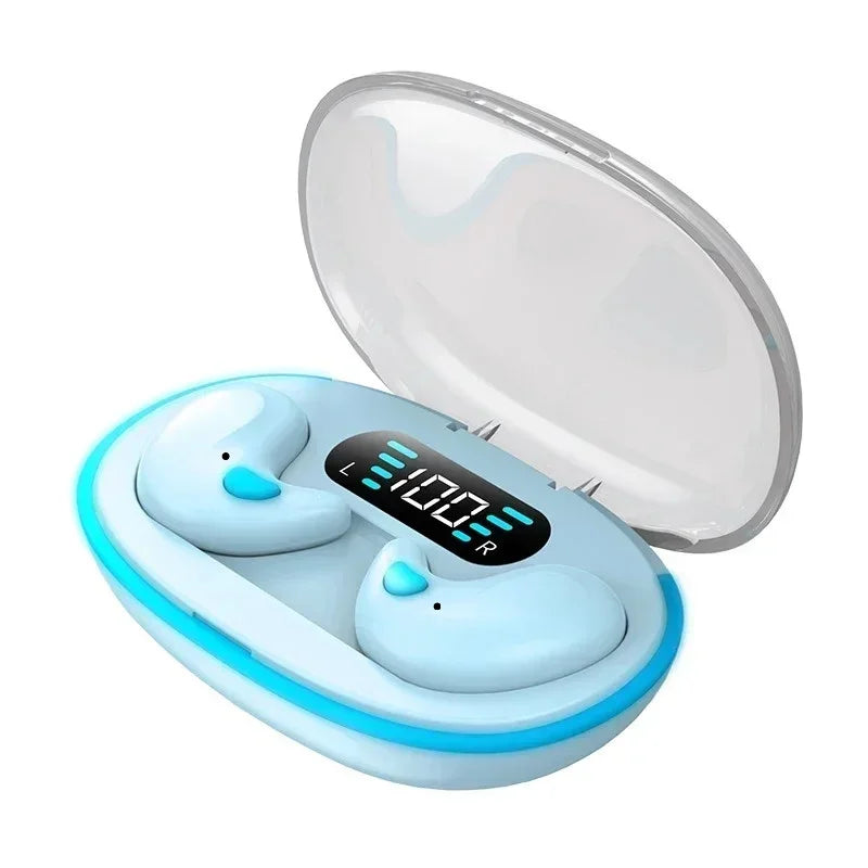 Sleeping Earbuds Wireless Mini Headphones For Work TWS Bluetooth Earphone Stereo Hidden Headsets with Mic HD Call Sport