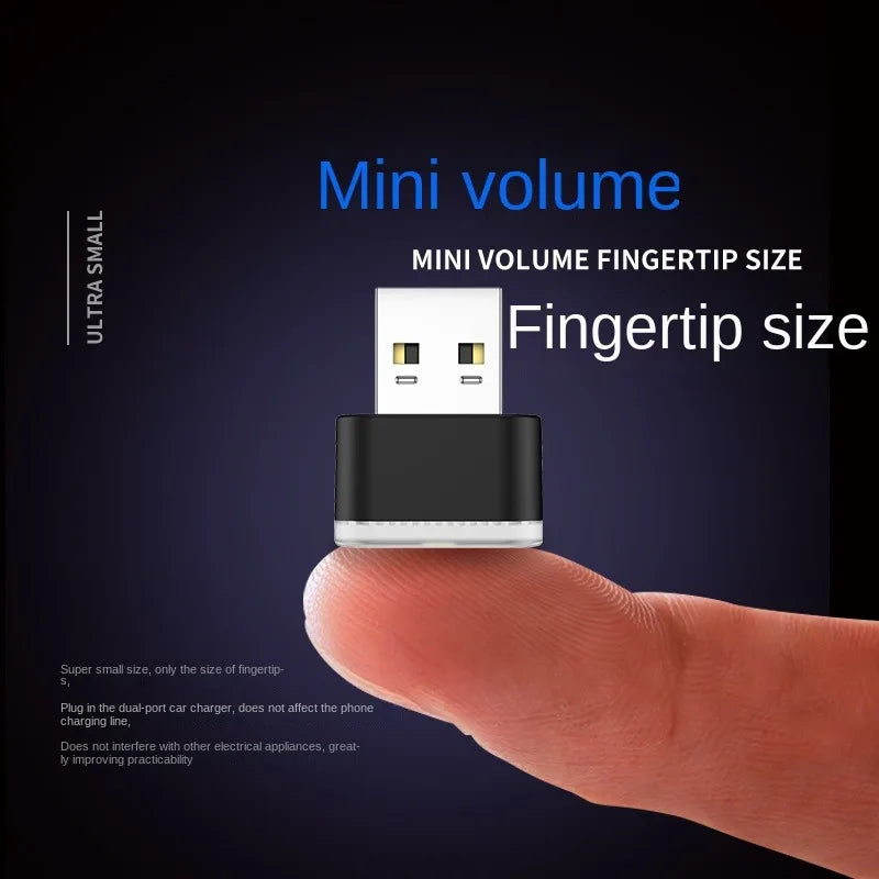 Mini LED Car Light Auto Interior Atmosphere USB Light Decor Plug And Play Lamp Emergency Lighting PC Auto Products