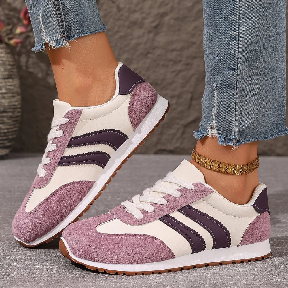 Fashion Women Sneakers 2026 New Breathable Sport Shoes Women Spring Autumn Running Sneakers Casual Lightweight Shoes