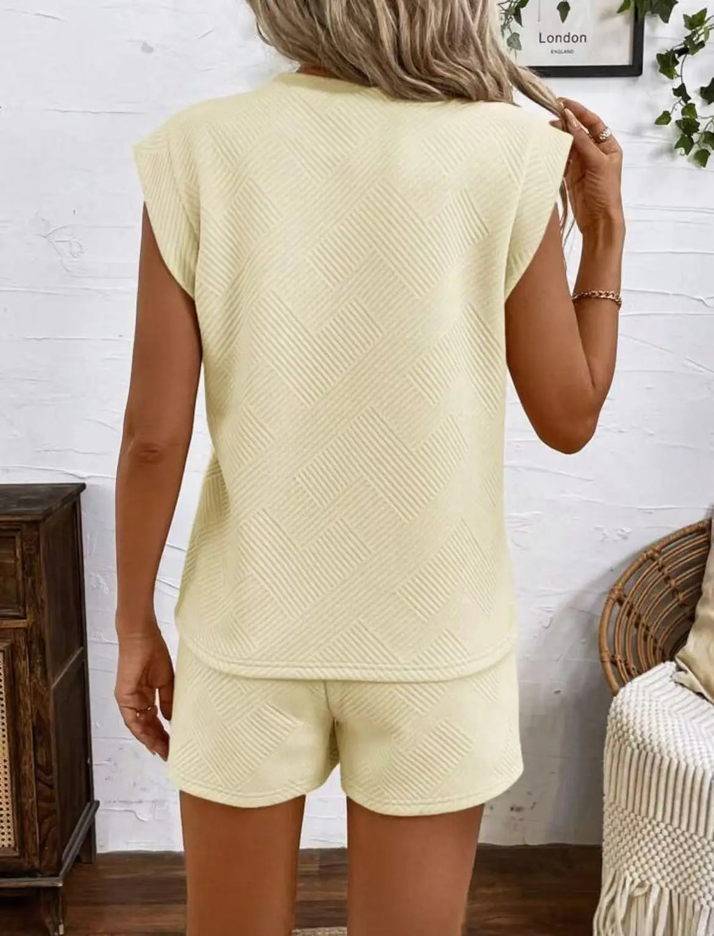 Women Shorts Pant Set Two Piece Sets Round Neck Solid Casual Loose Tops Short Pants Lace Up Elastic Waist Y2k Streetwear 2026