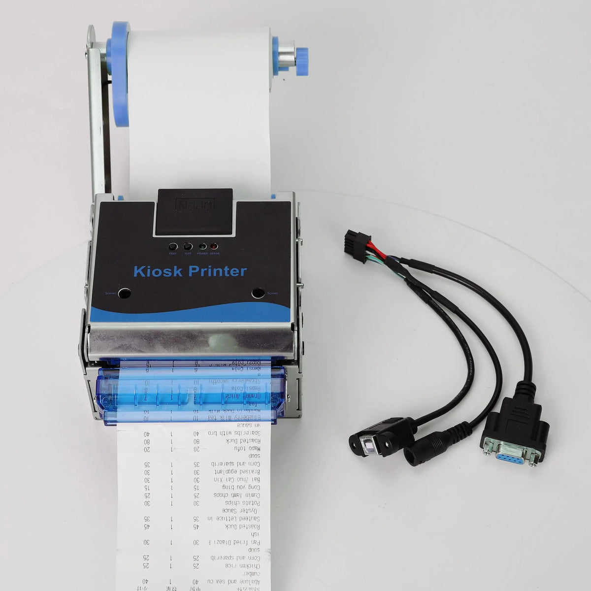 K54 Kiosk Embedded 80mm Thermal Printer Printing Stops Automatically if a Foreign Object Blocks the Paper Output Slot