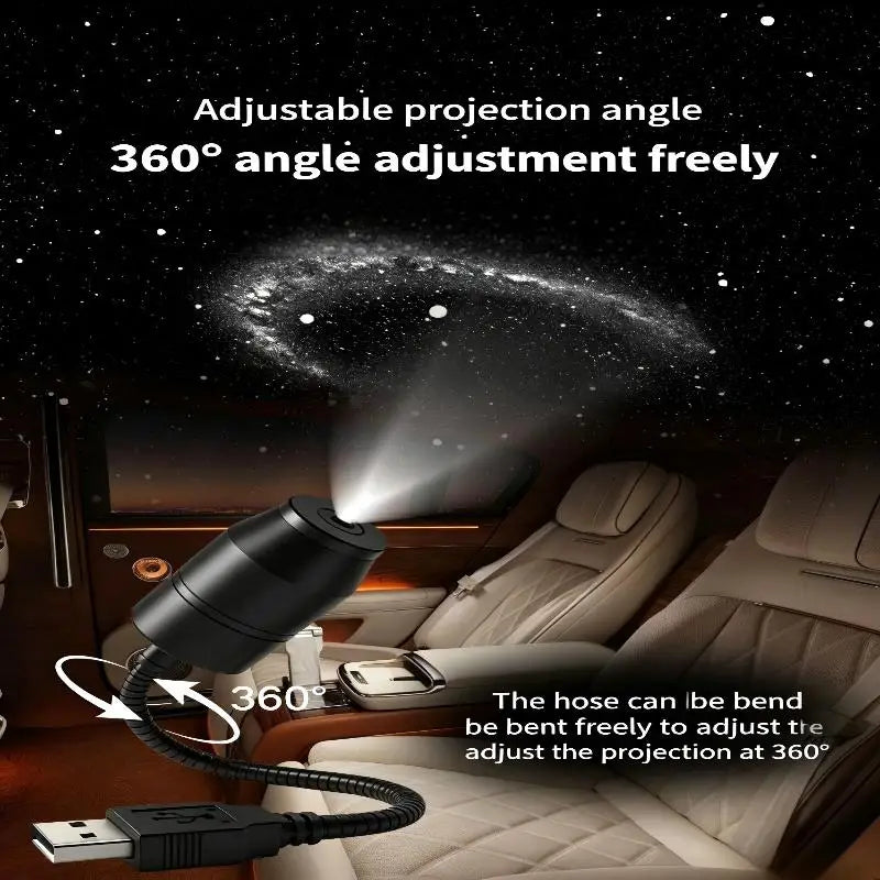 Customizable Car Ambient Light Large Range Atmosphere Projection LED Lighting for Dashboard and Trunk