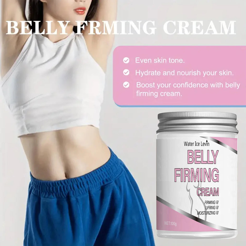 Abdominal Massage Body Cream, Natural Plant-Based for Abdominal Moisturizing, Absorbs Quickly and Effectively, Soothes and Deeply Nourishes the Skin