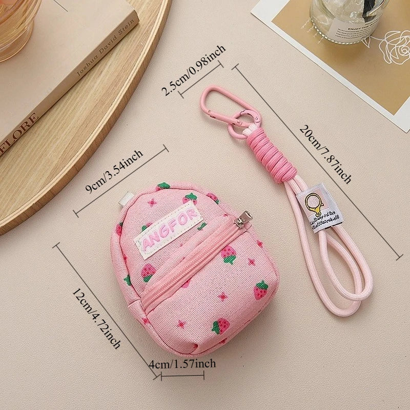 HOMEFISH Women's Bag Pendants Lipstick Earphones Mini Storage Bag Trendy Versatile Bag Accessories Multifunctional Coin Purses