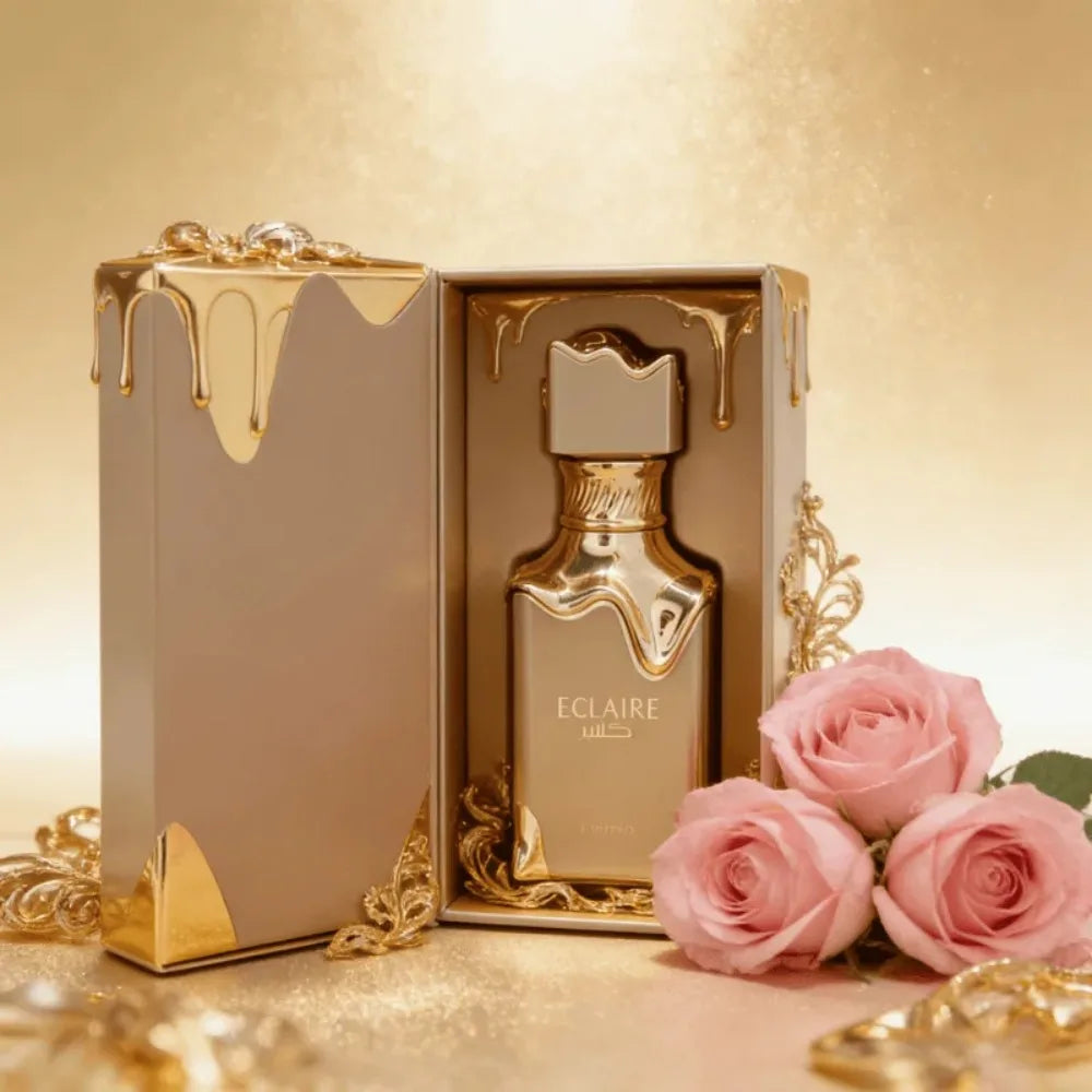 Lattafa Eclaire Eau De Parfum for Women 100ml 3.4oz Long Lasting Exquisite Regal Arabian Perfume Luxury Valentine Gift Women Fragrance Spray