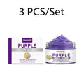 Purple Hair Mask for Blonde Bleached Hair Deep Repair Conditioning Neutralize Brass Yellow Tones Silky Soft Frizz Control 50g