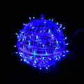 LED Light Christmas Festoon Rattan Ball Outdoor Hanging Fairy String for Yard Garden Tree Pendant Decoration