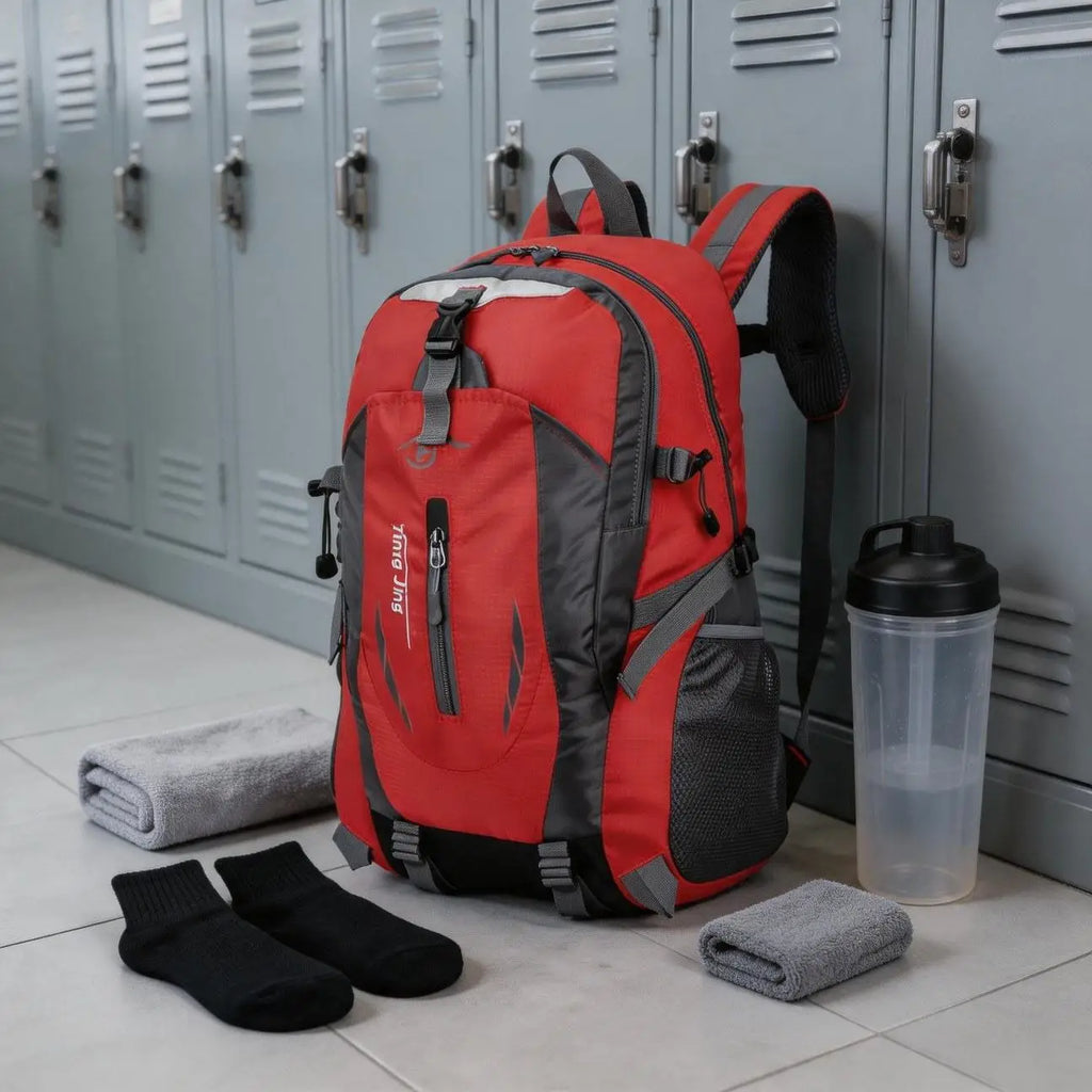 Pro Simple Backpack Daily Commute Outdoor Travel With Laptop Compartment Adjustable Strap
