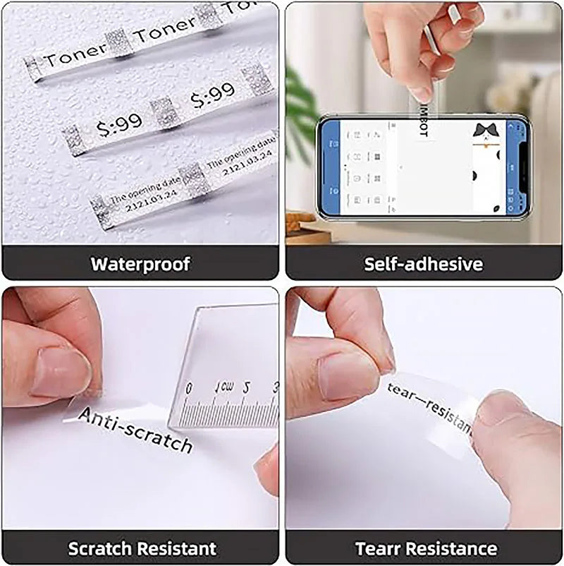 Niimbot Mini Smart Portable Printer Thermal Cable Sticker Self-Adhesive Waterproof Identification Tag For D101/D11/D110/H1/D11H