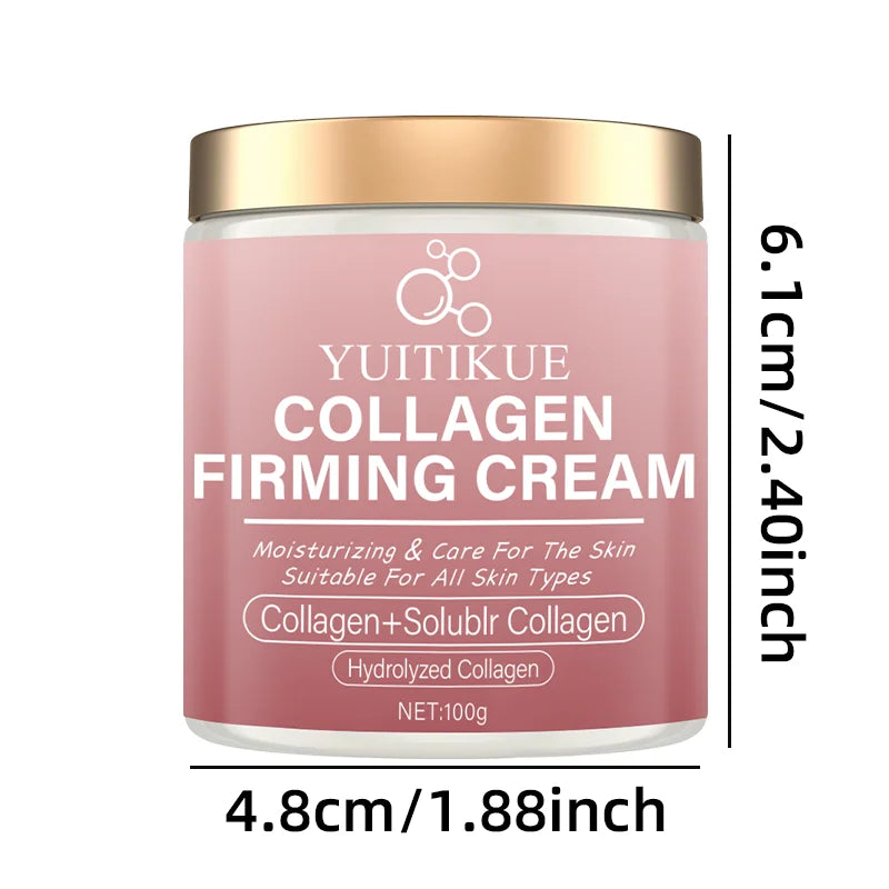 YUITIKUE Body Firming Cream - Collagen Infused, Hydrating Formula For Arm, Waist & Leg Care, Skin-Friendly, 100g