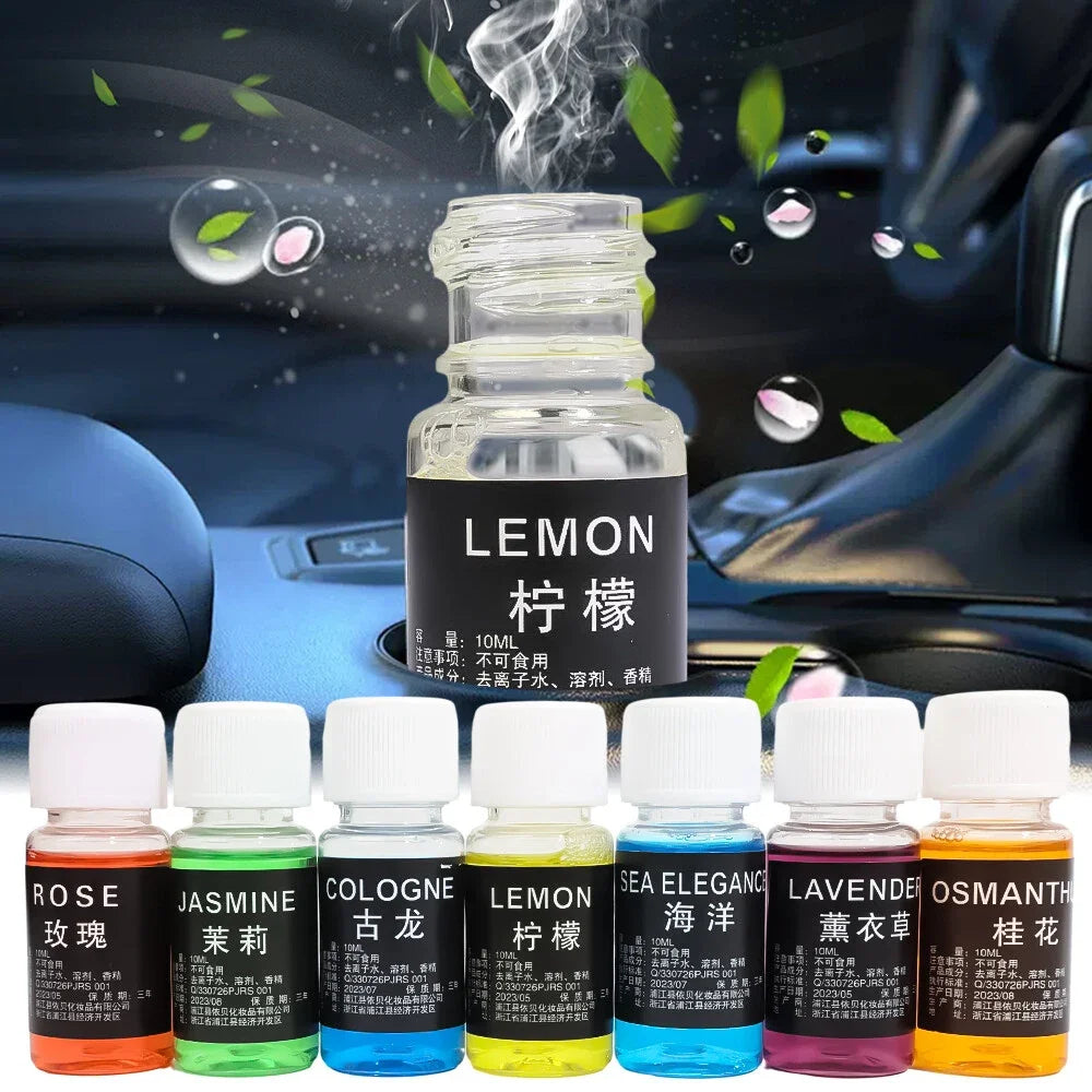 1/7PCS Air Freshener Car Perfume Refill Natural Plant Essential Oil Aroma Diffuser Fragrance Humidifier Essential Oil Freshener