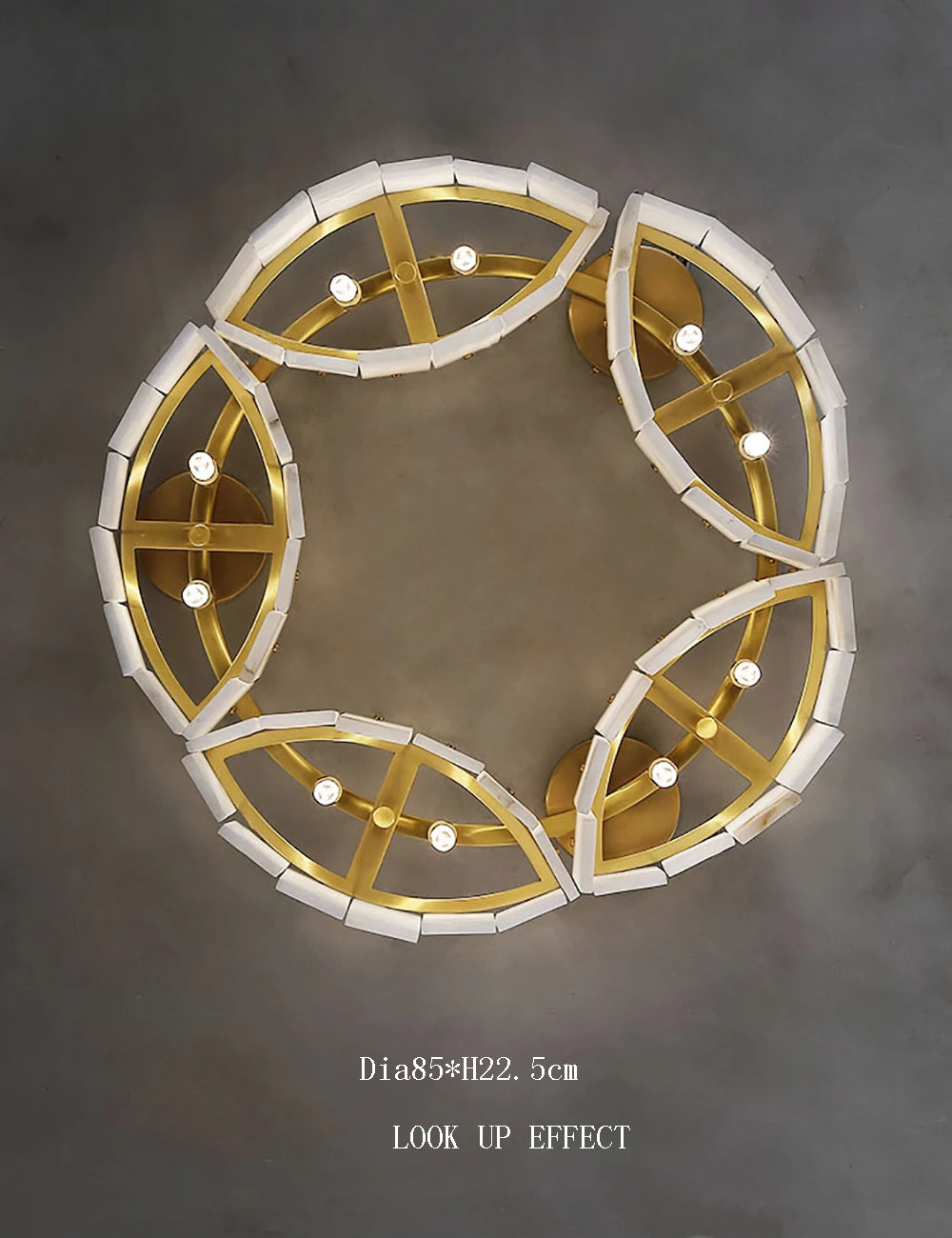 Modern Light Luxury Natural Marble Ceiling Pendant Lamps Home Decor Appliance Hanging Lamps Brushed Matte Gold Lighting