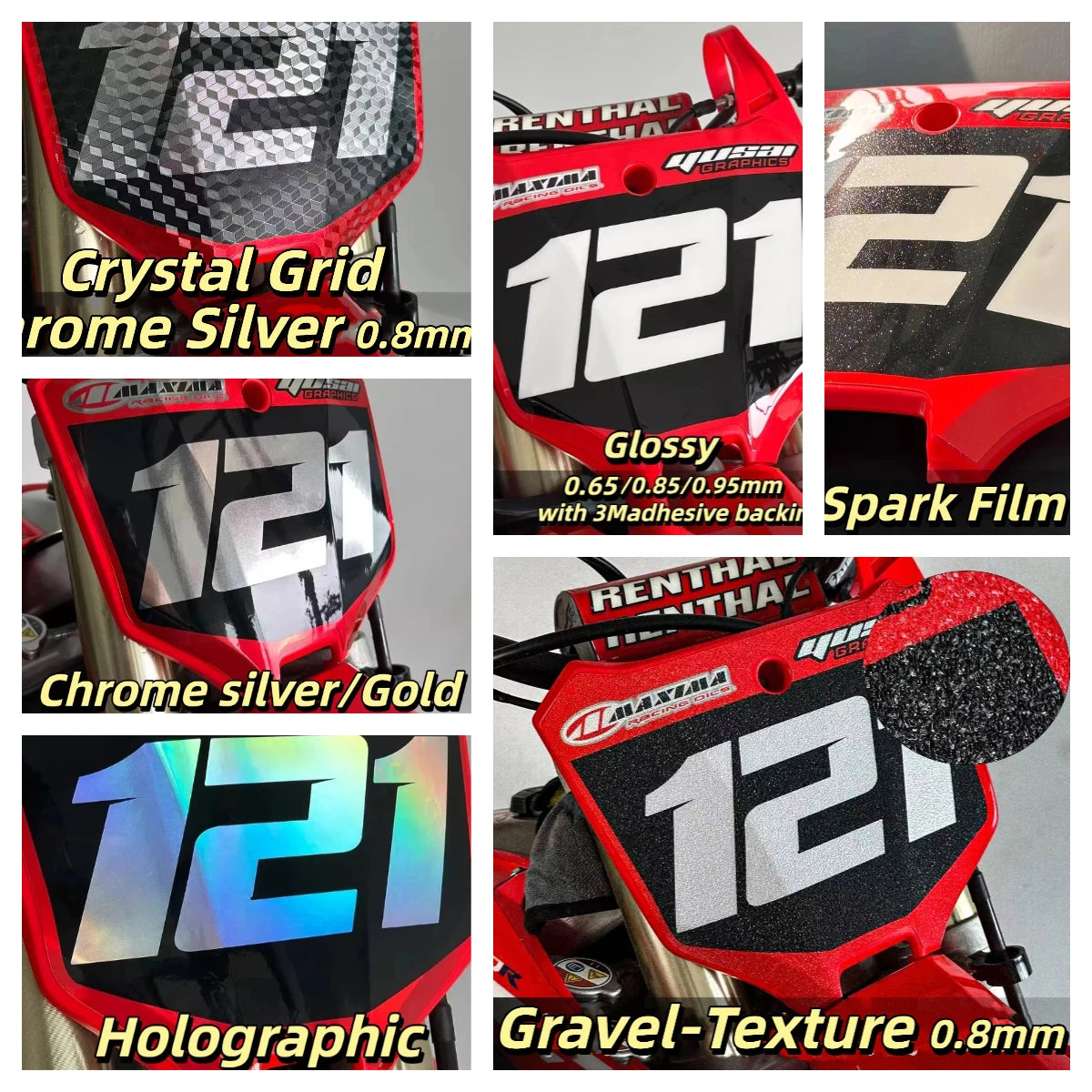 Customize Motocross Graphics Decals For KTM HUSQVARNA HONDA SUZUKI GASGAS Underground Sticker Kit