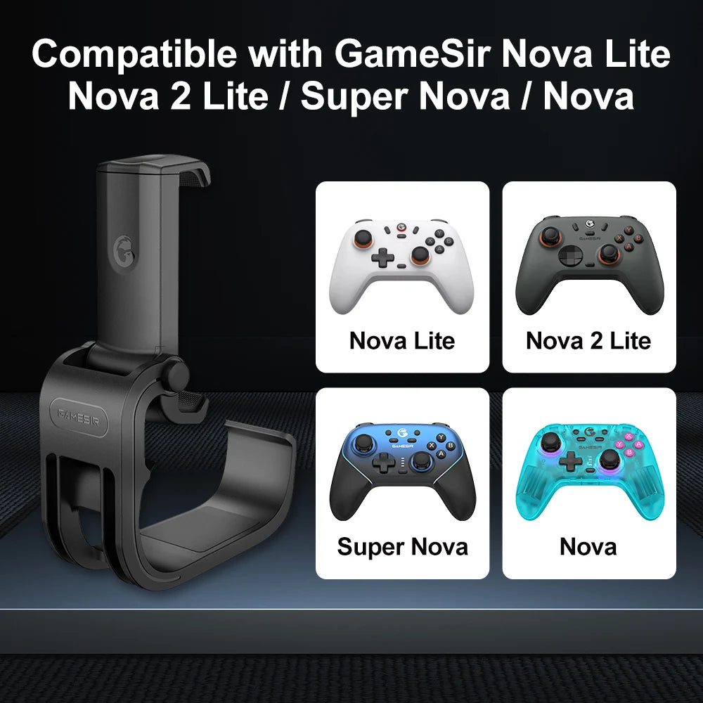 GameSir Nova Lite Phone Clip for Nova 2 Lite Super Nova Nova Gamepad Accessories Phone Stand Holder Portable and Foldable Design