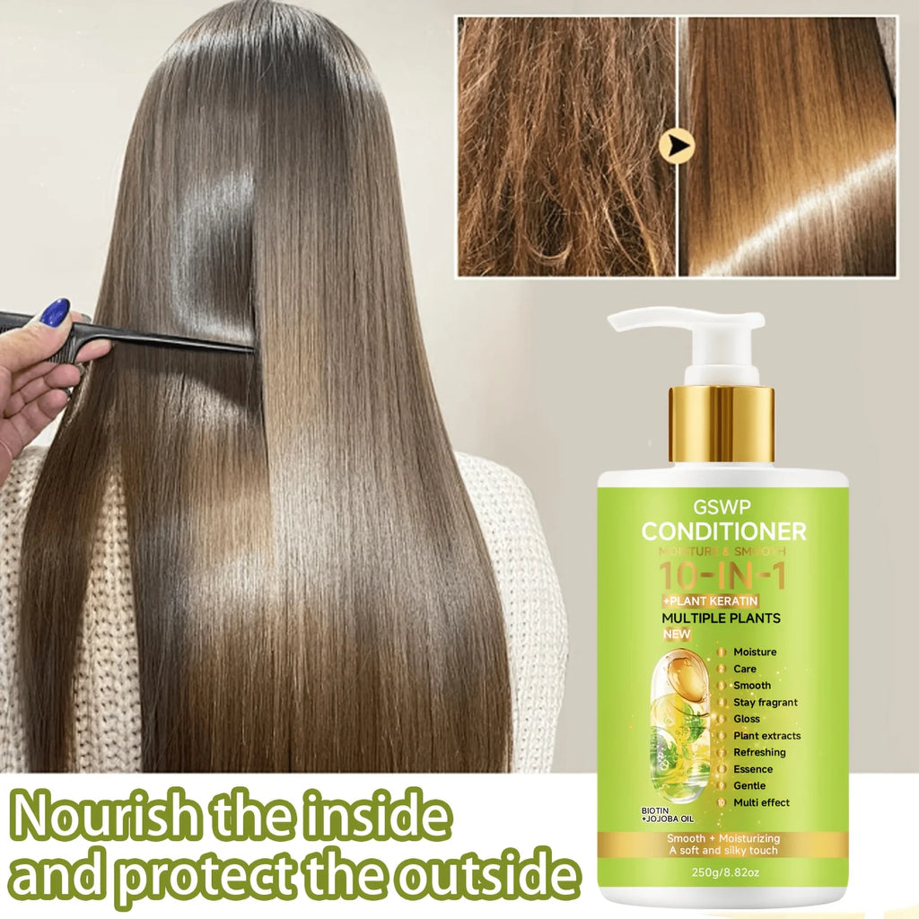 GSWP 10-in-1 Conditioner Strengthens and Protects Dry and Damaged Hair, Deeply Moisturizes and Smooths Dry.250g/500g