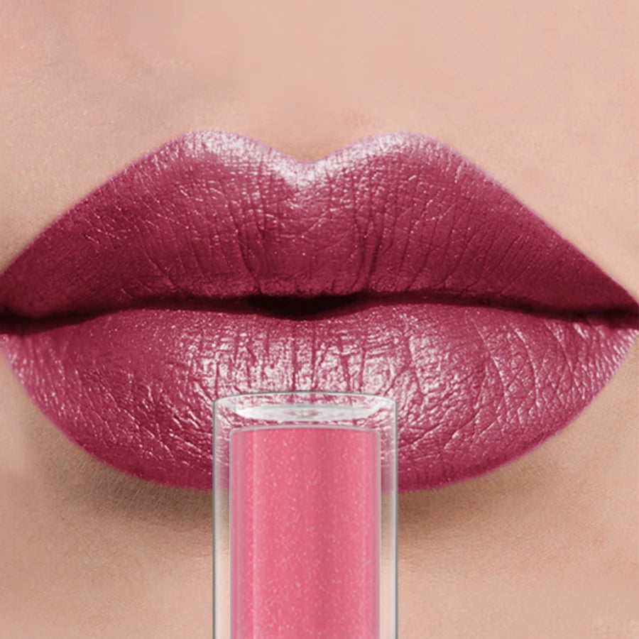 Waterproof Glitter Lip Gloss Shimmer Lip Glaze Liquid Lipstick Makeup Gift for Women Lip Oil Lip Tint Moisturizing Lip Balm Cosm