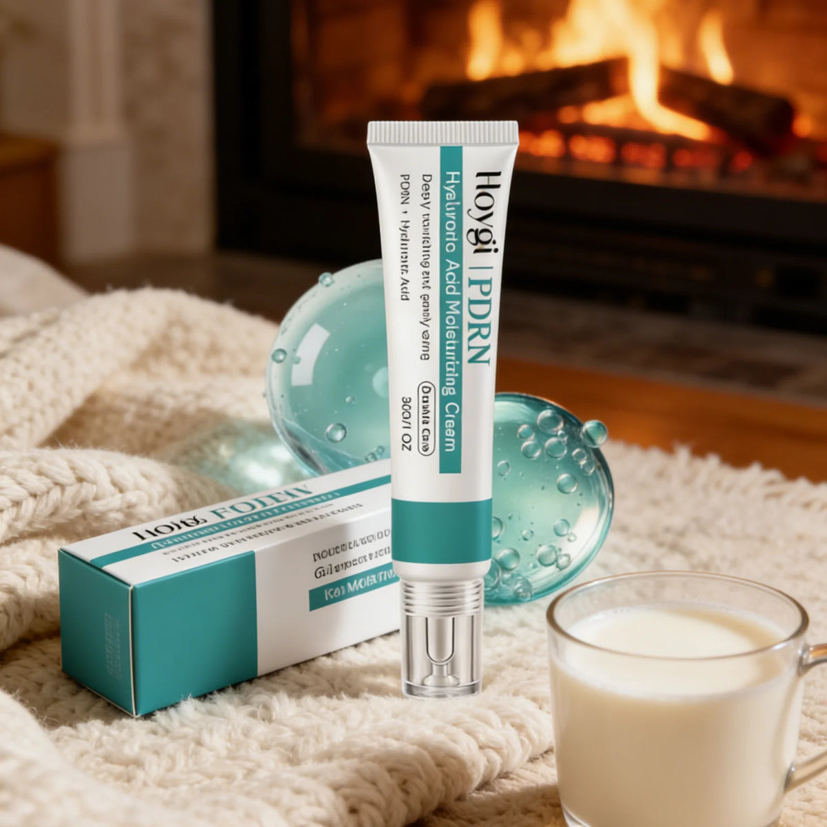 Hoygi Hyaluronic Acid Moisturizing Cream Hydration Glowing Skin Nourishing Anti Wrinkle Lightweight Mild Multi Effect Face Cream