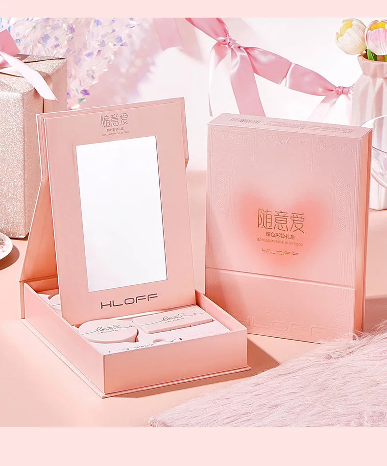 HLOFF Random Love Yao Color Makeup High-End Gift Set Valentine's Day Birthday Gift Lipstick Cushion Makeup Set