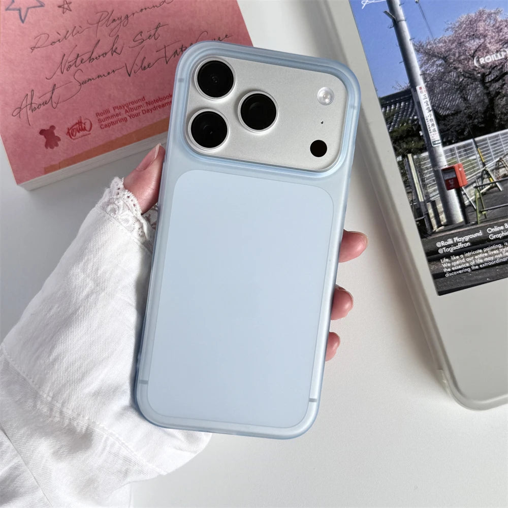 Ultra Thin Matte Translucent Frosted Hard PC Case For iPhone 18 17 Pro Max Air 16 15 14 Plus 13 12 Solid Color Slim Simple Cover