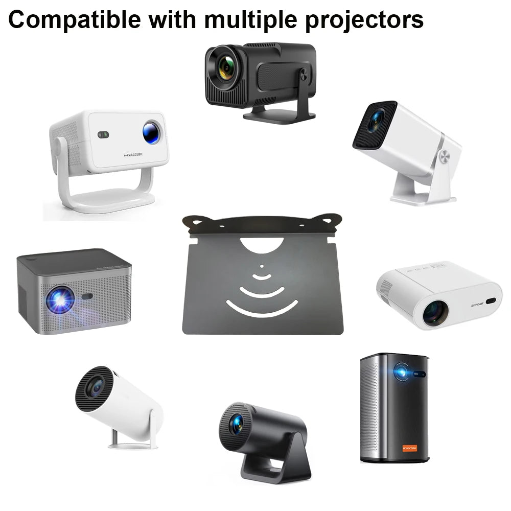 DITONG ﻿ Wall Mount Projector Stand Compatible with HY300 Projectors  HY320 l018 magcubic TD80W P70 Sturdy Durable Metal Bracket