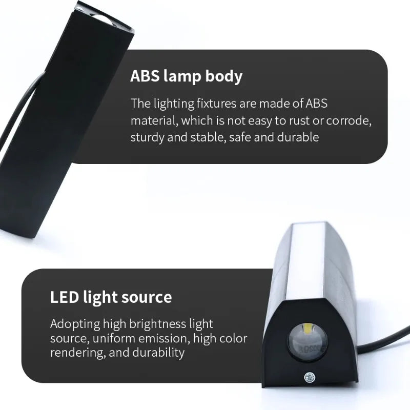 Outdoor LED Wall Light 6W IP66 Waterproof Lamp Warm White Cold White Exterior Wall Mounted Lighting for Home Decor