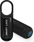 Mini Smart Fingerprint Lock Biometric Keyless Thumbprint Padlock School Gym Locker Small Rechargeable Electronic Locks