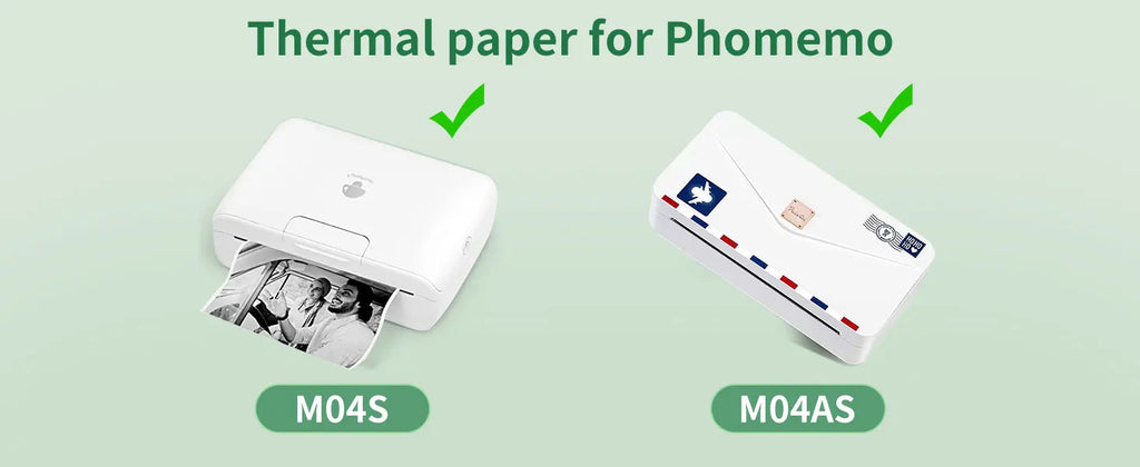 M04S Paper for M04AS Printer M03AS HD thermal Color Paper 80mm x 3.5m 3rolls Works in Phomemo M03/ M03AS/M04S/M04AS Printer