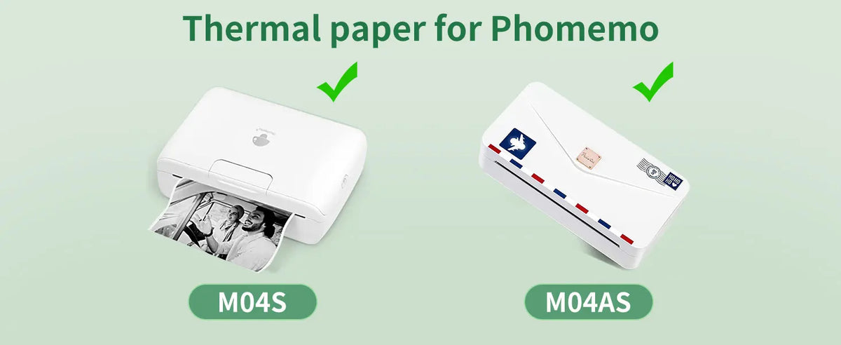 M04S Paper for M04AS Printer M03AS HD thermal Color Paper 80mm x 3.5m 3rolls Works in Phomemo M03/ M03AS/M04S/M04AS Printer