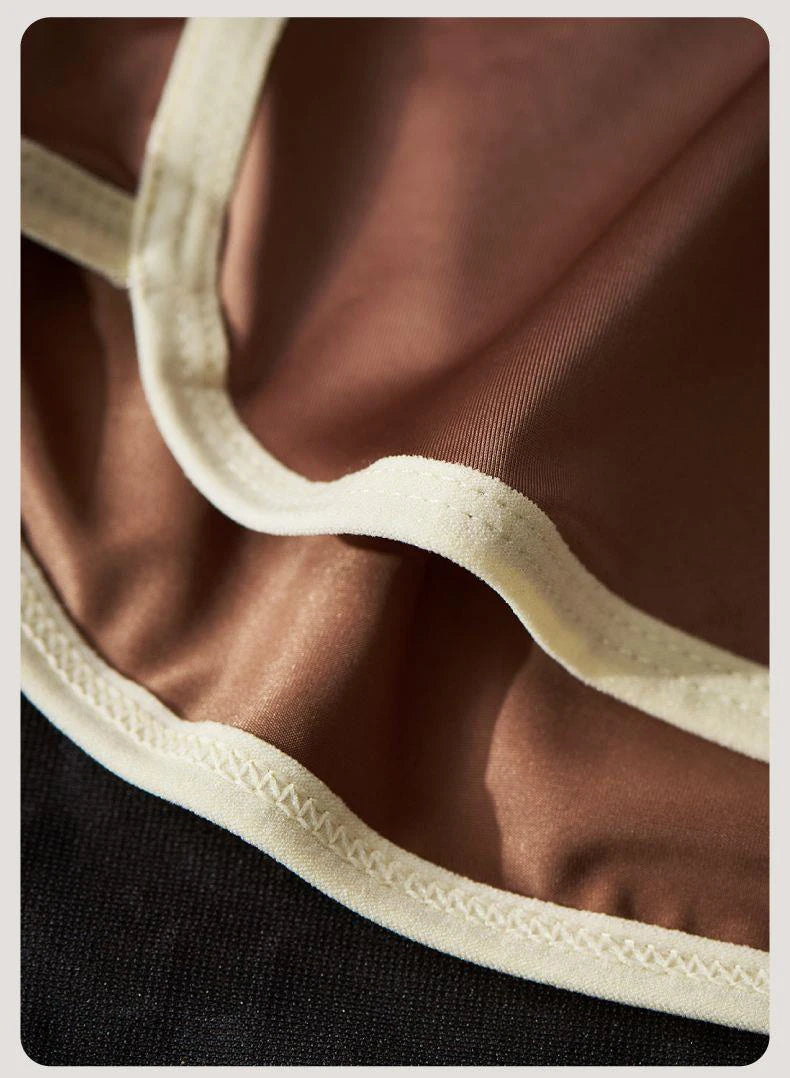 4PCS Men's Luxury Satin Ice Silk Shorts Boxers Hygroscopic Breathable Double-layer Silk Crotch High Elastic Underpants