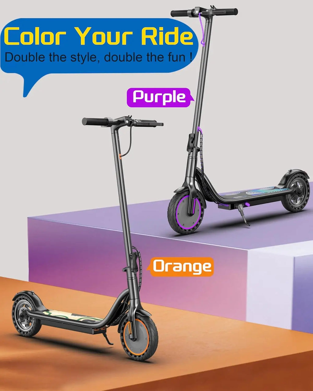 Sigravy Electric Scooter for Kids,Teens,Teenager, Students, Foldable Commuter E Scooter for Teens, 350W Motor, 19 MPH, Up to 26 Miles Range, 8.5" Solid Tires, Cruise Control, 19MPH Max Speed, LED Display,APP Control
