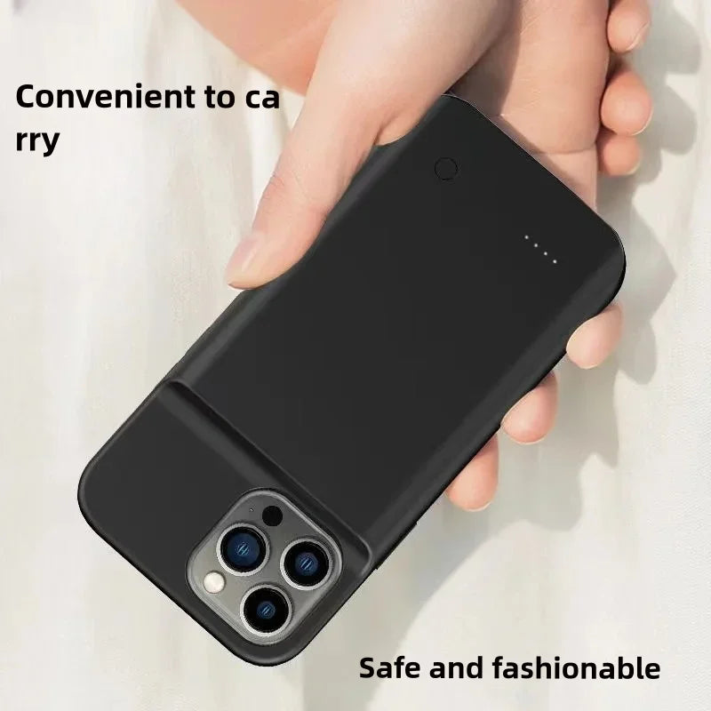 10000Mah  Battery Charger Case For iphone 14 Plus 15 Pro 12 Pro Max 11 Pro X XS XR XS Max 6 6S 7 8 Plus Battery Case Pow