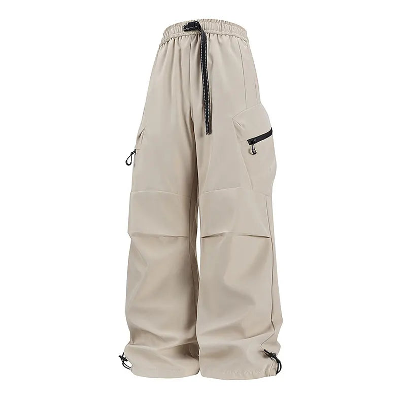 Spring Autumn Casual Pant Fashion Loose Comfortable Breathable Multiple Pockets Cargo Long Pants Fitness Running Casual Trouser