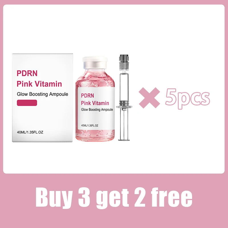 PDRN Salmon DNA Serum Deep Collagen Barrier Serum, Peptide Intensive Activation, Pink PDRN Stem Cell Ampoule, Moisturizing