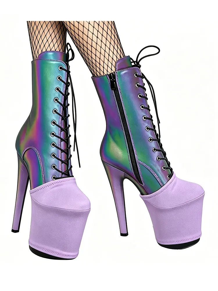 Black Wear Resistant Pole Dance Shoe Cover Protects Boots Sandals Pumps High Heels 20CM Boots Training Heels Protection Cover