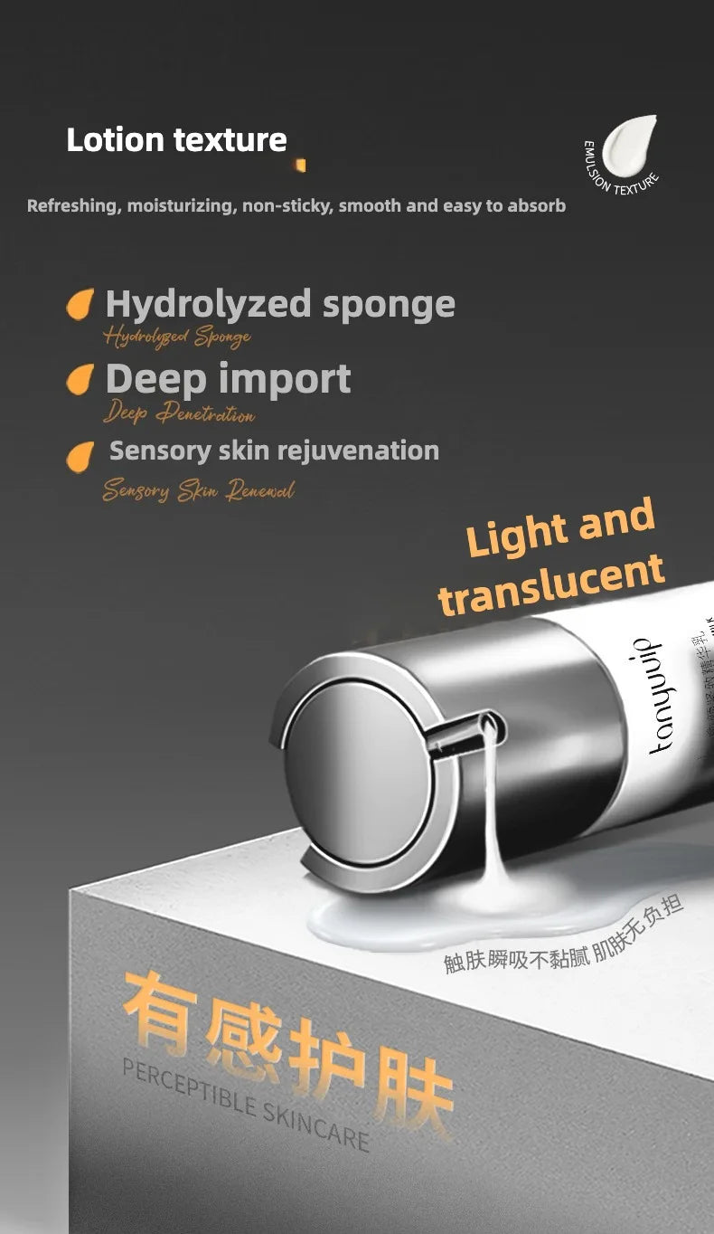 Facial Hydrolyzed Sponge Microcrystal Serum Skin Booster Anti-Wrinkle Firming Moisturizing Repairing Brightening Skin Care