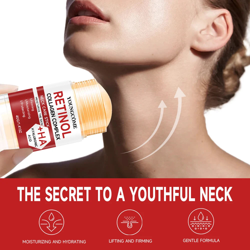 Collagen, Retinol & Hyaluronic Acid Cream - Anti-Aging Face Moisturizer for Face, Firming Skin Care Neck, Daily Moisturizer Face