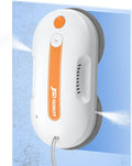 Lite Window Cleaning Robot,5300Pa Window Cleaner Robot with Pressured Wiping Dual Water Spray Close to the Border Wipe Edge
