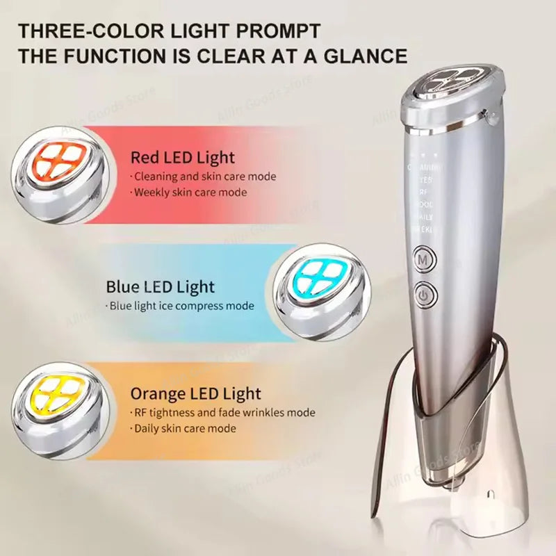 High Frequency Facial Lifting Machine RF Beauty Instrument for Face and Eyes Lifting Skin Tightening Beauty Care Gift for Women
