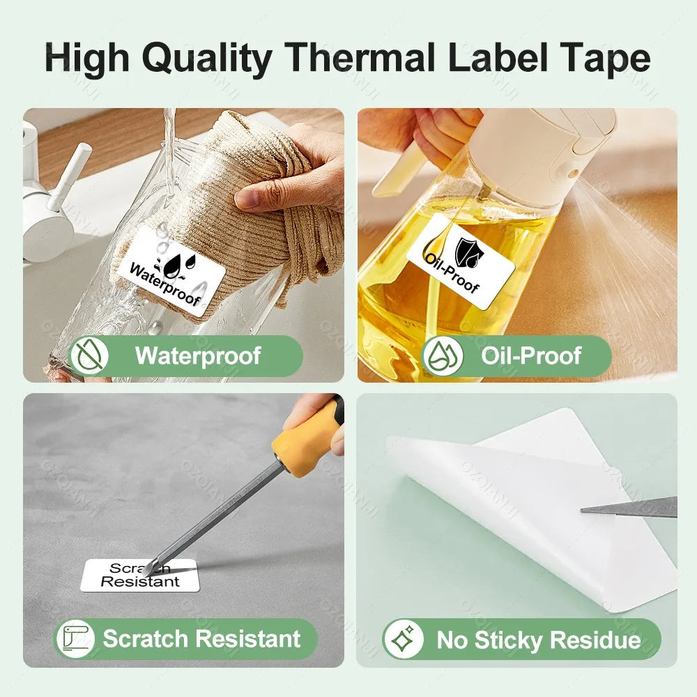 X2 Thermal RFID Label Sticker Adhesive Label Paper Tape 40*30mm 50*30mm for M110 M220 M200 P50 X2 E210 P2 N20 Label Printer