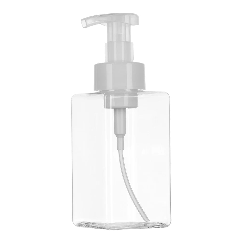 250/450/650ml Soap Dispenser Clear Plastic Foaming Bottle Liquid Pump Container for Hand Sanitizer Shower Gel Shampoo Supplies