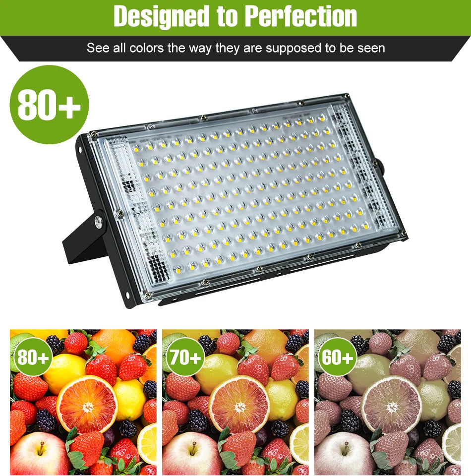 200W Outdoor LED Floodlight Super Bright 220V Waterproof Street Lamps Garden Backyard Commercia Exterior Wall Mount Lighting