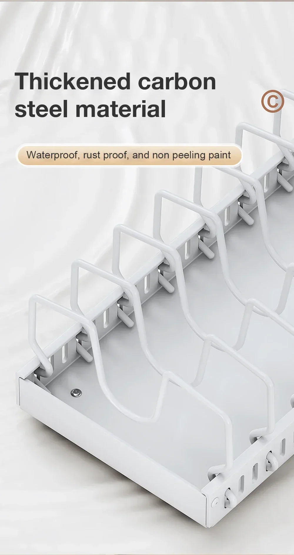 2026 Kitchen Multifunctional Organizer Pull Out for Pots/Pans Sliding Lid Holder Spice Rack & Dish Drying Racks Drawer Organizer