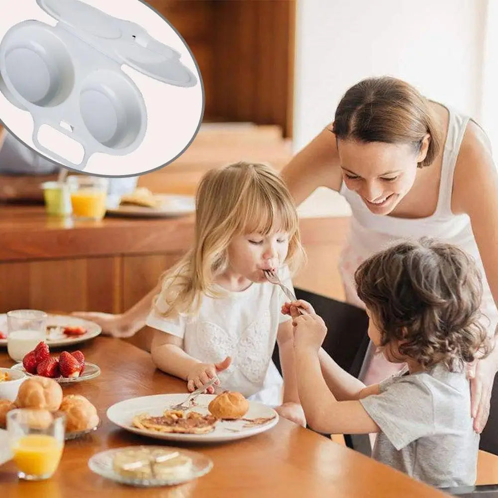 Food Grades Plastic Microwave Cooking Eggs Steamer Tool Egg Kitchen Convenient Egg Cooking Mold Kitchen Gadgets Poacher Fri U9A9