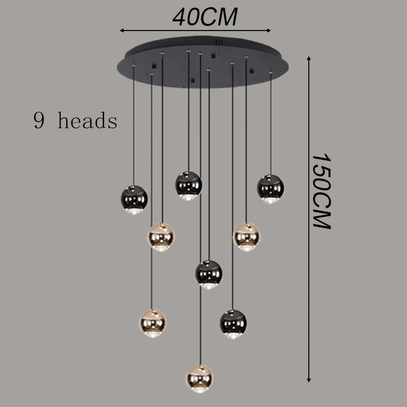 Home Decor Led  Chandeliers Ceiling Lights Pendant Lamps Hanging Light For Living Room Dining Hallway Entrance Indoor Lighting